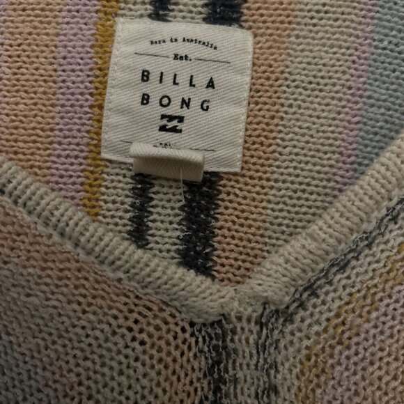 Paisley Billabong Pullover Sweater Hoodie Bohemian Womens Size Small - Picture 4 of 5